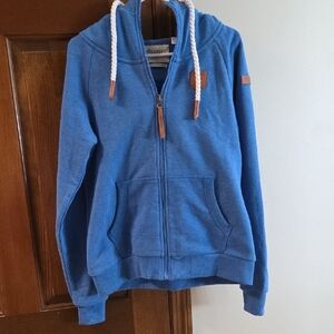 Wanakome Full Zip Blue Hoodie